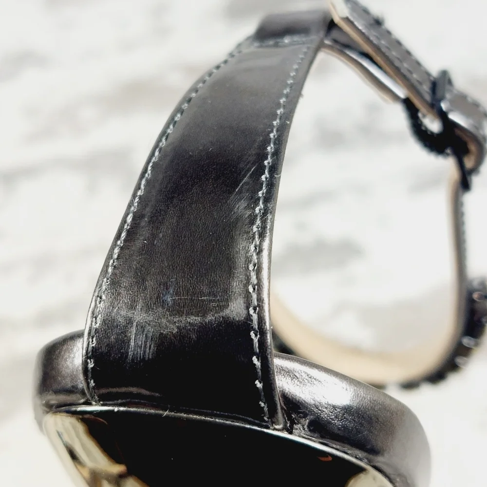 NEW Marc Fisher Karima Ankle Strap Heeled Sandals E588